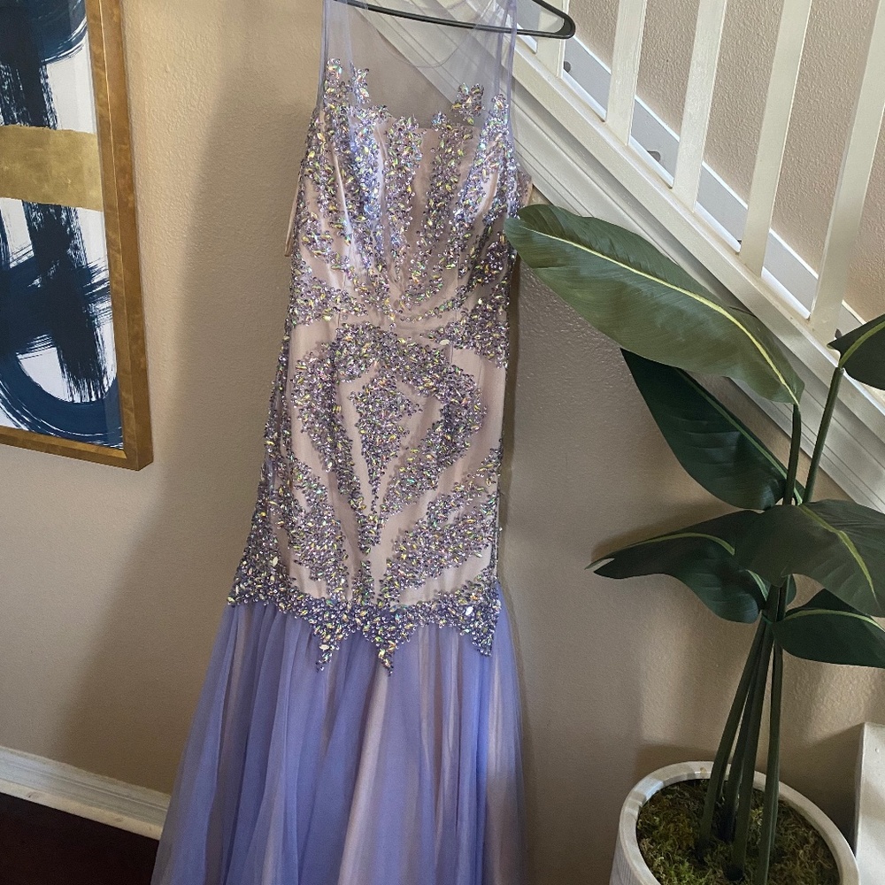 Lavender Embellished Dress for any Formal Event